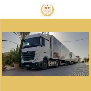 برادات شحن مواد غذائية من دبي الى البحرين
