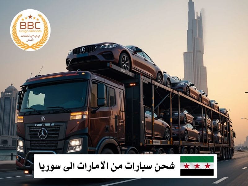 شحن سيارات من الامارات الى سوريا